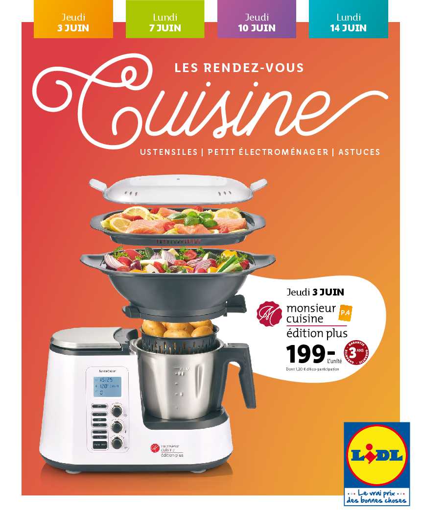 Catalogue Cuisine Lidl 21 Ustensiles Petits Electromenagers