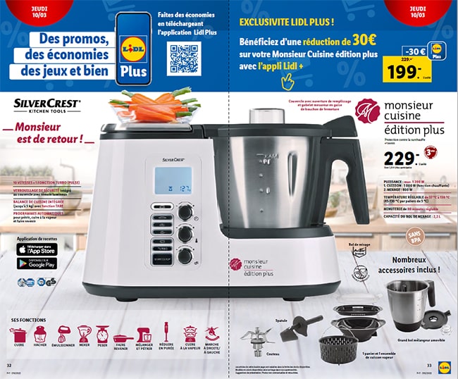 Lidl Robot Silvercrest Monsieur Cuisine Plus A 199
