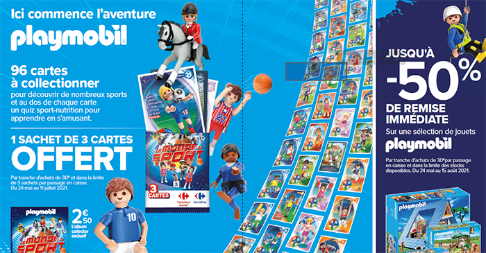 Carrefour Cartes Playmobil offertes album r duction