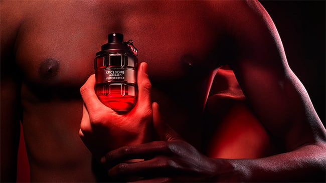 dose d'essai de l'eau de toilette Spicebomb Infrared de Victor & Rolf