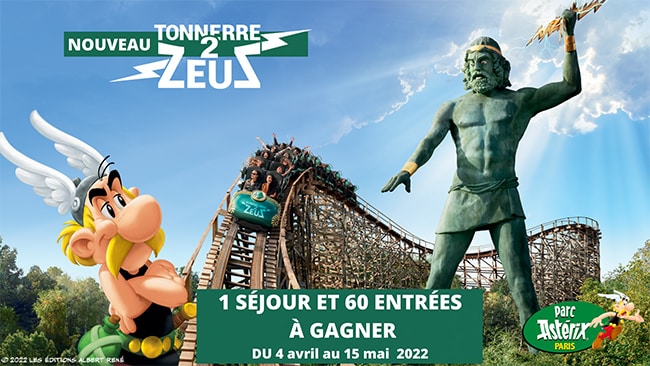 remportez vos billets gratuits pour le parc Astérix