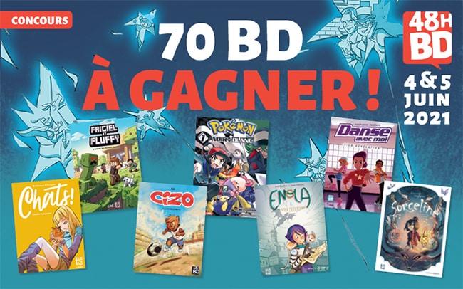 Tentez de remporter 7 bandes dessinées 48H BD 2021