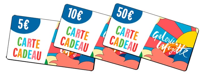 Cartes cadeaux Galeries Lafayette à gagner