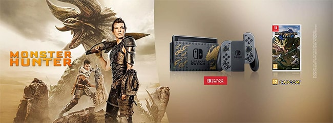 Gagnez une Switch en édition limité ou un jeu Monster Hunter Rise avec OCS