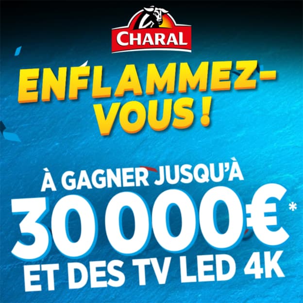Jeu Burger Charal : chèques et télévision 4K à gagner