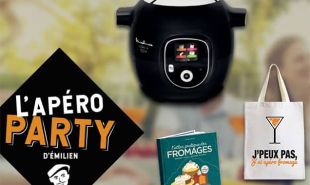 Jeu Apéro Party d’Émilien : Cookeo et cadeaux à gagner