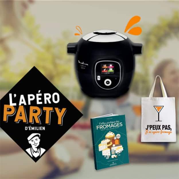 Jeu Apéro Party d’Émilien : Cookeo et cadeaux à gagner