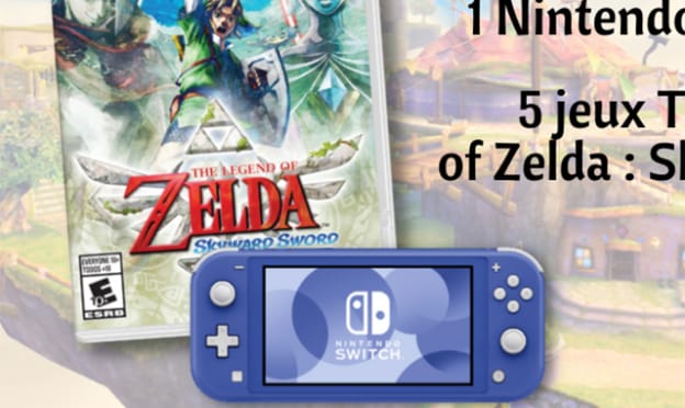Jeu GEO Ado : 1 Nintendo Switch Lite et 5 jeux Zelda à gagner