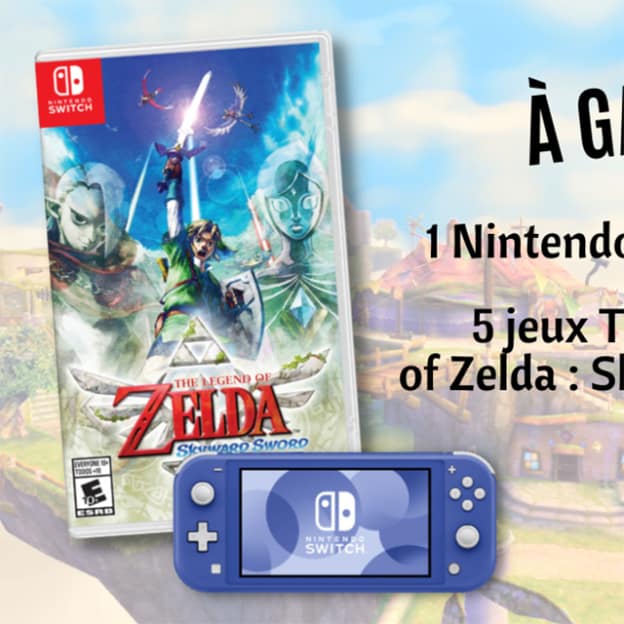 Jeu GEO Ado : 1 Nintendo Switch Lite et 5 jeux Zelda à gagner