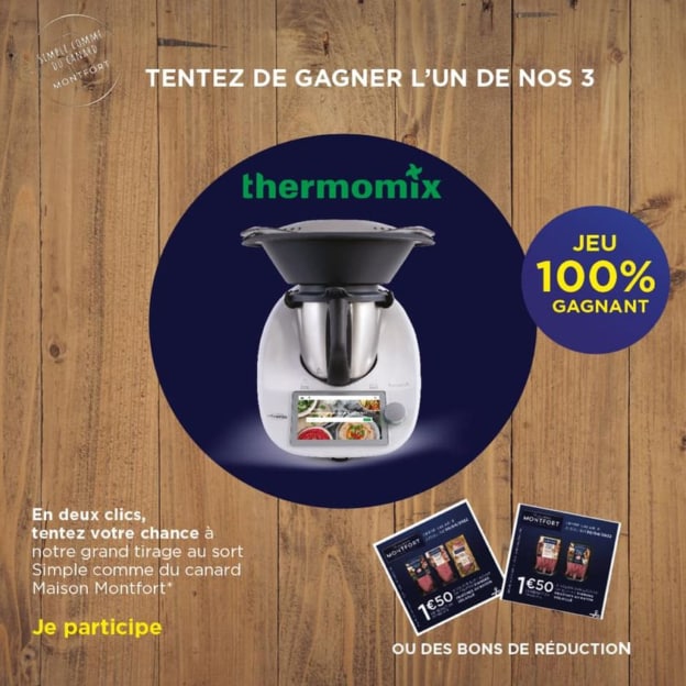 Jeu Maison Montfort : Thermomix à gagner