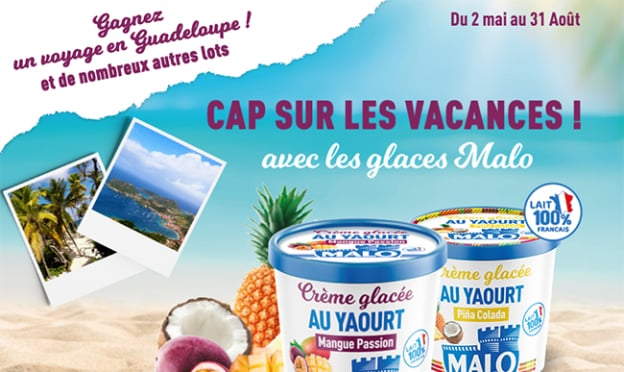 Jeu Malo : Séjour en Guadeloupe et autres cadeaux à gagner