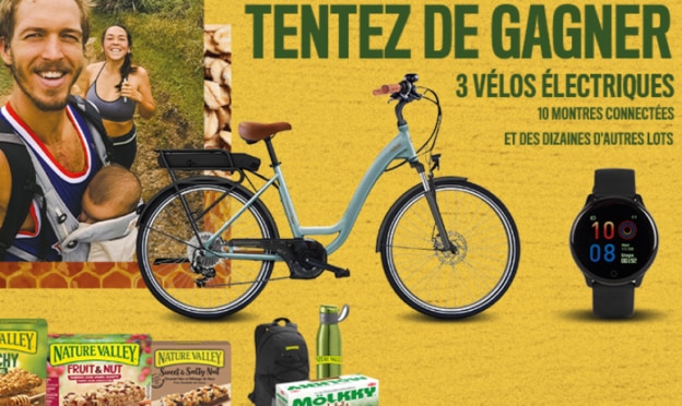 Jeu Nature Valley : Vélos électriques et cadeaux à gagner