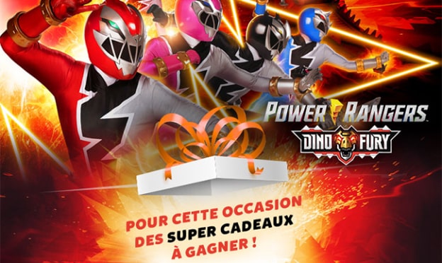 Remportez un lot Power Rangers avec Gulli