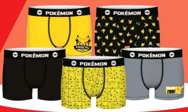 Leclerc : boxers enfant pas cher licences Pokémon, Marvel