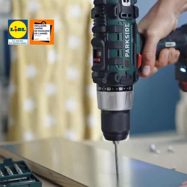 Lidl : Perceuse-visseuse sans fil ni chargeur Parkside pas chère