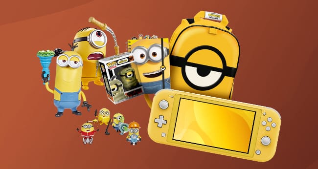 Tentez de gagner une console de jeu ou l’un des autres lots du jeu Candy’up & Les Minions