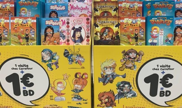Promo Carrefour : Bandes dessinées Bamboo Edition
