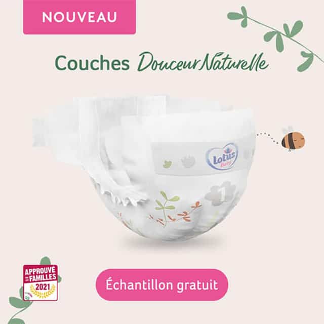 Echantillon gratuit : couche Lotus - BLOG BONS PLANS DE MAMAN GEEK