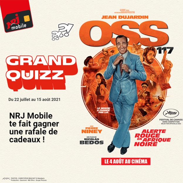 Jeu NRJ Mobile & OSS 117 : 217 lots à gagner (séjour, Xbox…)