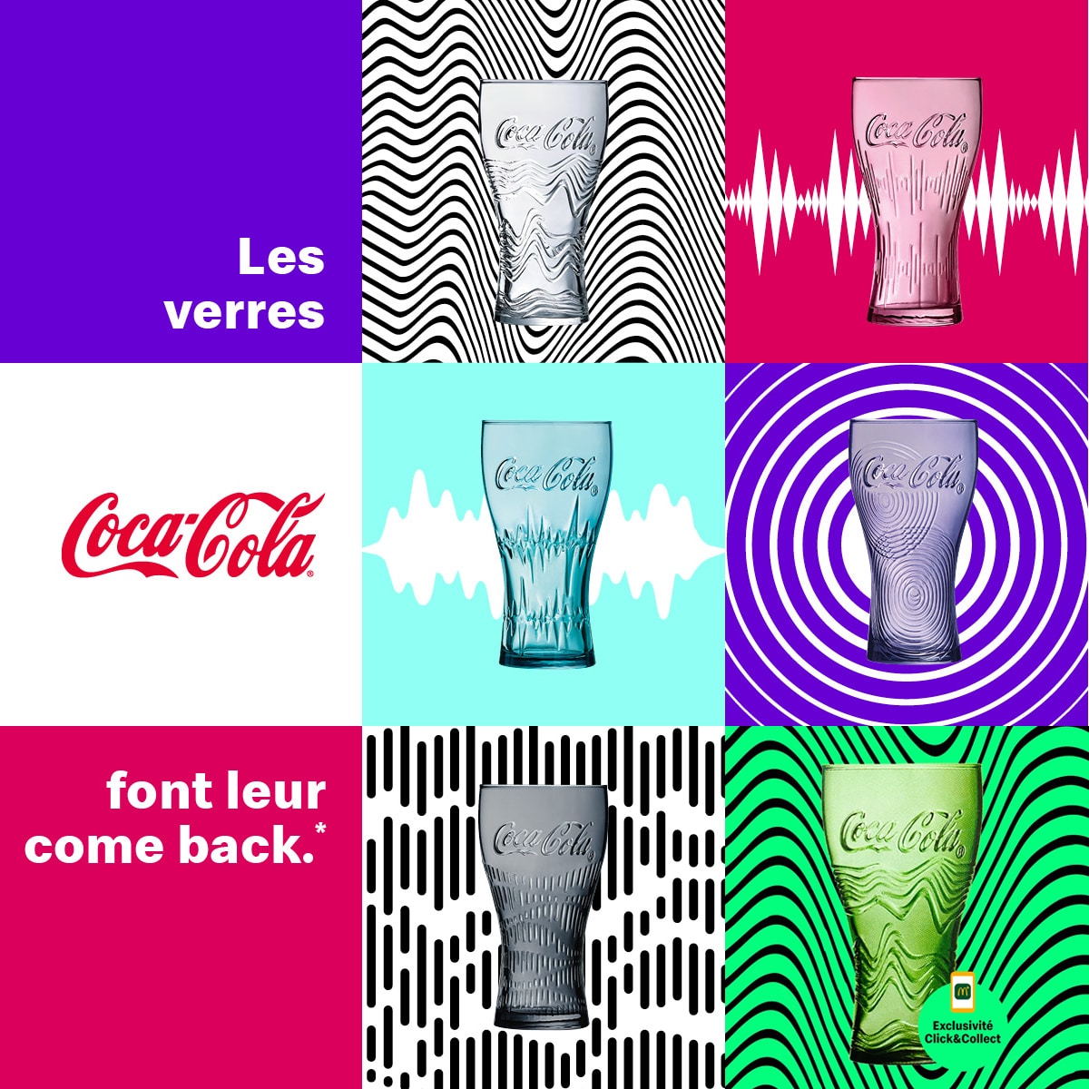 McDo : Les verres Coca-Cola offerts sont de retour