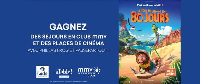 Tentez de remporter un séjour, un livre ou un ticket de cinéma avec MMV