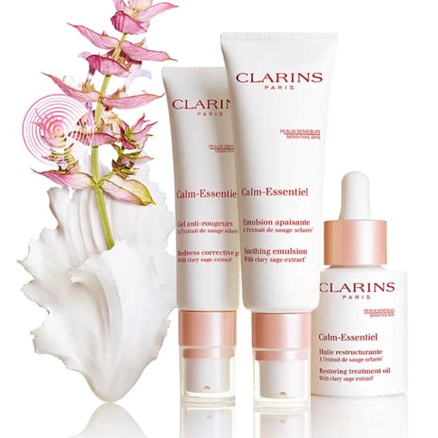 Échantillons gratuits d’un duo de soins Clarins Calm-Essentiel