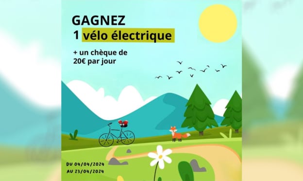 Jeu Cartouche Vide : Vélo électrique et 20 chèques de 20€