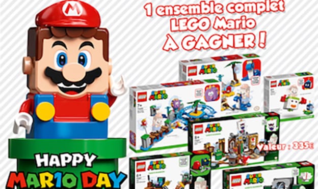 Jeu Maxi Toys : Set de boîtes de LEGO Super Mario à gagner