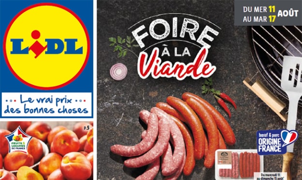 Catalogue Lidl Foire à la Viande août 2021