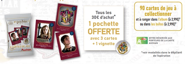 Opération collector Harry Potter Auchan