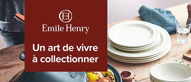 Emile Henry Carrefour : Un art de vivre à collectionner à moindres frais