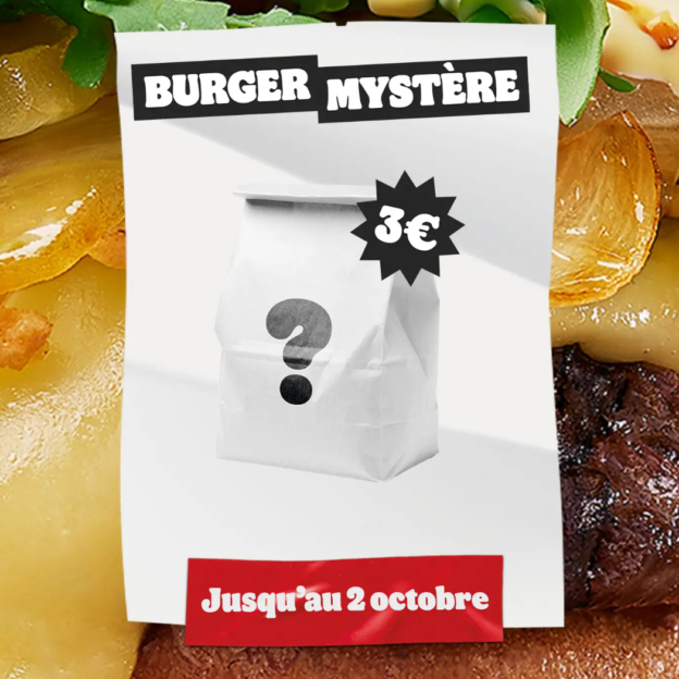 Burger King : Burger mystère à 3€ et glace à 2€ avec l’appli