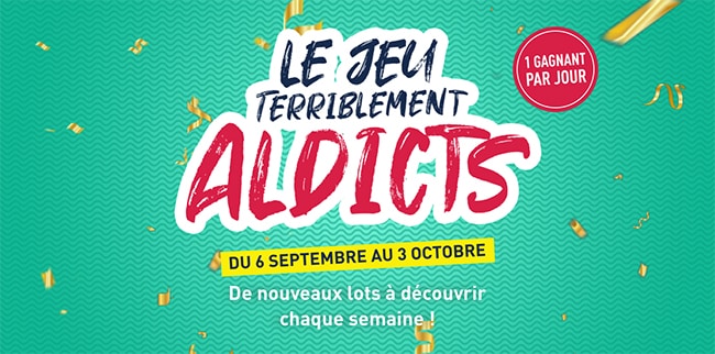 Cadeaux du jeu « Les jours Terriblement ALDICT Aldi.fr