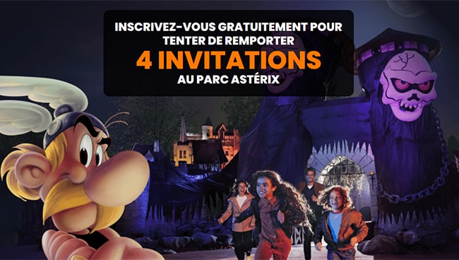 Gagnez des entrées au Parc Astérix pour Halloween 2021