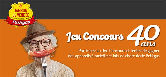 Gagnez un appareil à raclette et de la charcuterie Petitgas