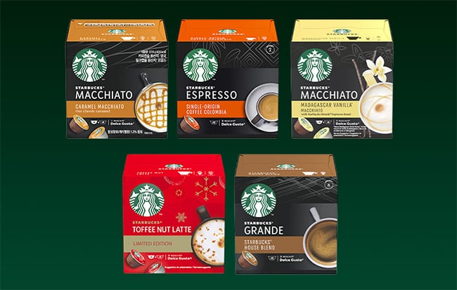 dosettes de café Starbucks by Nescafé Dolce Gusto avec Sampleo