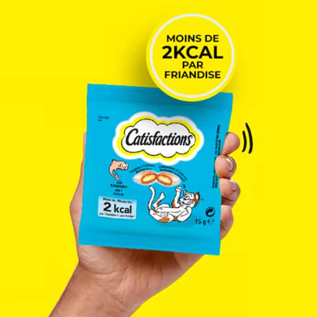 Échantillons gratuits de friandises pour chats Catisfactions