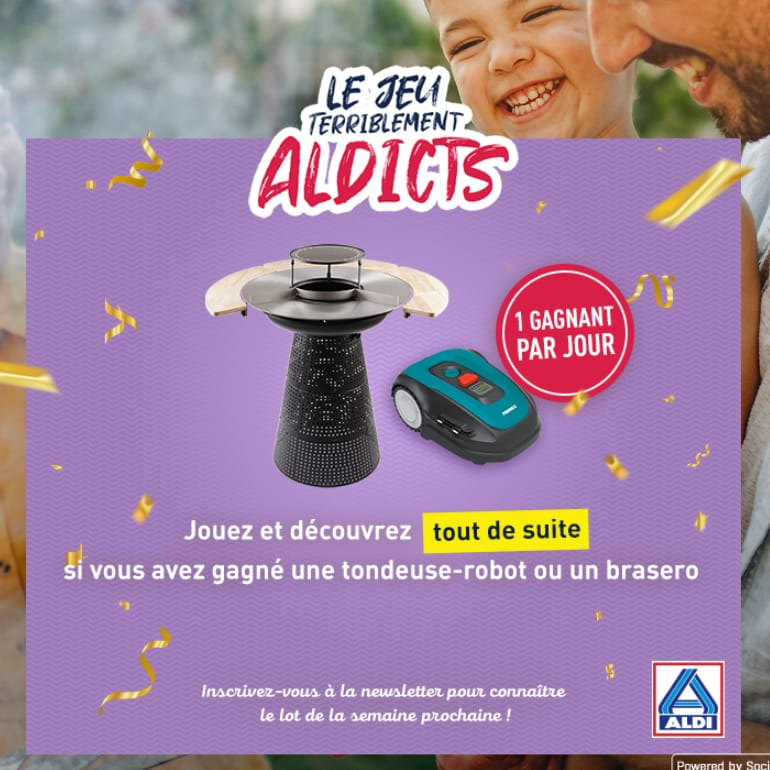 Jeu Concours Aldi Fr Tondeuses Robots Velos A Gagner