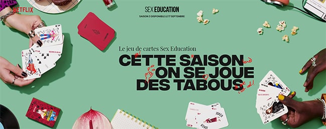 Commandez gratuitement le jeu de cartes Sex Eduction