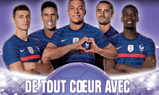 Jeu Milka De tout coeur avec les bleus