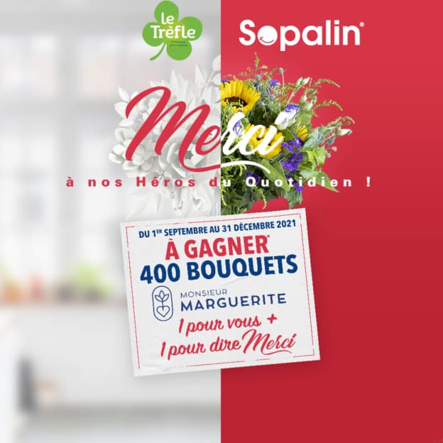 Jeu Sopalin & Le Trèfle : Bouquets de fleurs à gagner