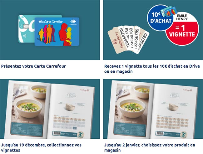 Comment obtenir les articles Emile Henry à petits prix chez Carrefour ?