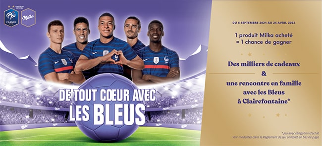 tentez de rencontrer les bleus à Clairefontaine ou remporter un lot de supporter