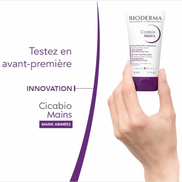 Test Bioderma : Baumes réparateurs Cicabio Mains gratuits