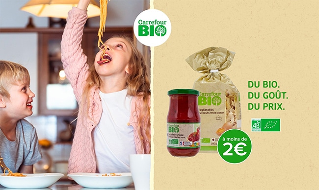 Testez gratuitement un repas Carrefour Bio avec TRND