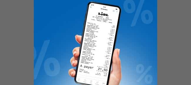 Des tickets de caisse et garanties sur Lidl Plus