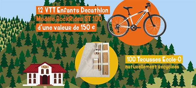 Gagnez un vélo Rockrider Decathlon ou une trousse Ecole-O