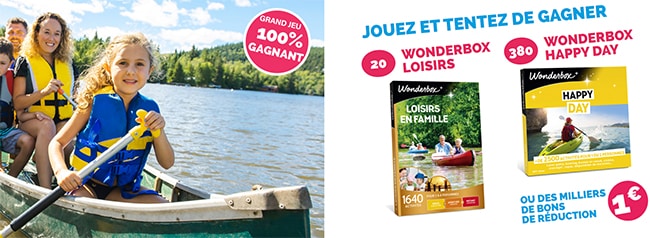 Gagnez une Wonderbox ou un coupon avec les instants 100% gagnants Le Gaulois