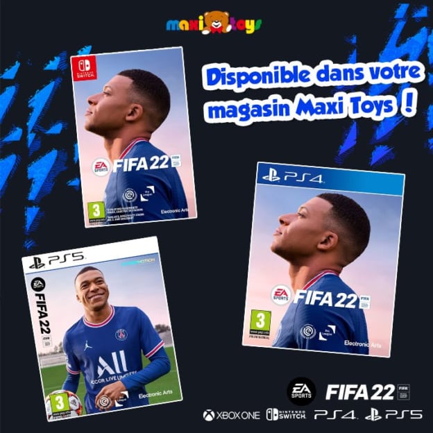 Jeu Maxi Toys : Jeux FIFA 22 à gagner