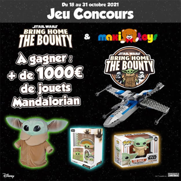 Jeu Maxi Toys : Cadeaux Mandalorian à gagner